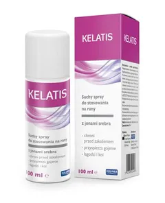 Kelatis Suchy spray do stosowania na rany z jonami...