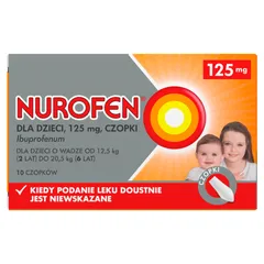 NUROFEN Dla Dzieci 125 mg - 10 czop.