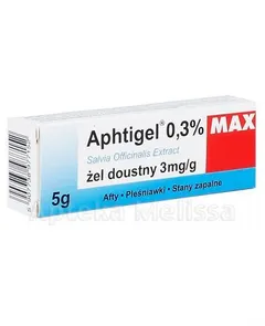 APHTIGEL MAX Żel doustny 3 mg/g - 5 g