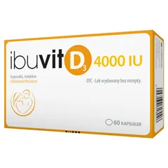 Ibuvit D3 4000 IU kaps.miękkie 4 000 I.U. 60 kaps.