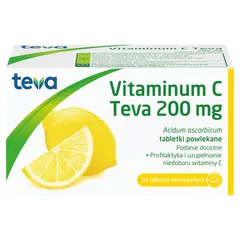 VITAMINUM C TEVA 200 mg - 50 tabl.