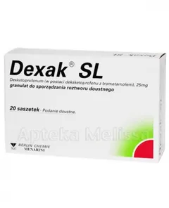 Dexak SL gran.do sporz.roztw.doust. 0,025 g 20...
