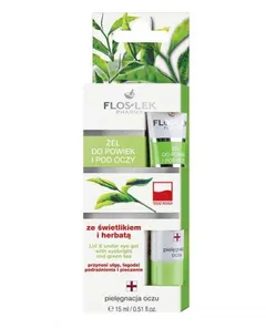FLOS-LEK Żel pod oczy ze świetlikiem i herbatą -...