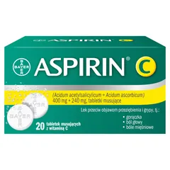 ASPIRIN C - 20 tabl. mus.