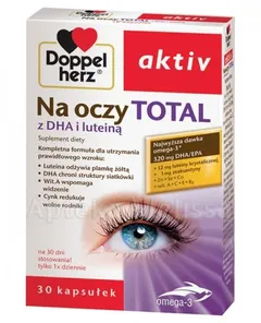 DOPPELHERZ AKTIV Na oczy total z DHA i luteiną -...