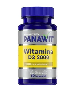 Panawit Witamina D3 2000 kaps.miękkie - 60 kaps.