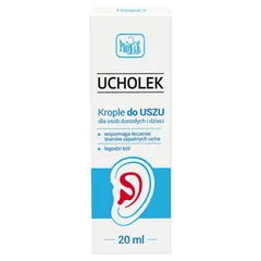 Ucholek krople do uszu 20ml