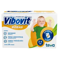 VIBOVIT BOBAS Waniliowy - 44 sasz.