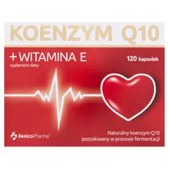 KOENZYM Q10 + WITAMINA E - 120 kaps.