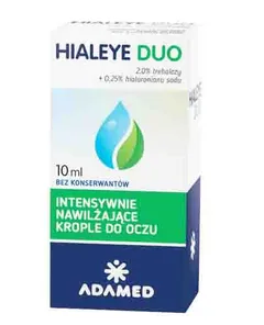 HIALEYE DUO Intensywnie nawilżające krople do oczu...