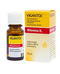VIGANTOL 500 mikrogramów/ml Krople doustne - 10 ml