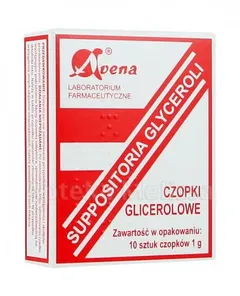CZOPKI GLICERYNOWE 1 g - 10 czop.