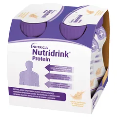 NUTRIDRINK PROTEIN O smaku waniliowym - 4 x 125 ml...