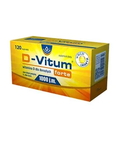 D-VITUM FORTE Witamina D dla dorosłych 1000 j.m. -...