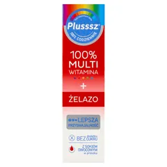 Plusssz 100% Multiwitamina + Żelazo - 20 tabl.