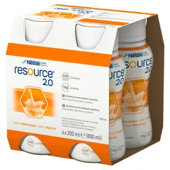 NESTLE RESOURCE 2.0 Smak morelowy - 4 x 200 ml