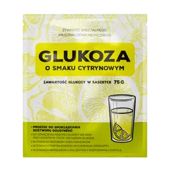 Glukoza o smaku cytrynowym saszet. - 76,5 g