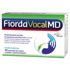 Fiorda Vocal MD o smaku owoców lesnych,30 past.