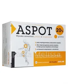 ASPOT - 50 tabl. + 10 tabl. GRATIS!