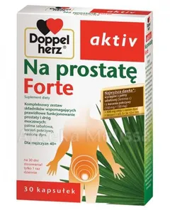 DOPPELHERZ AKTIV Na prostatę forte - 30 kaps.
