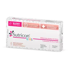 SUTRICON KIDS silikonowe n/blizny 3x