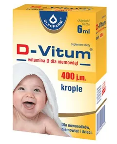 D-Vitum Witamina D dla niemowląt 400 j.m. w...