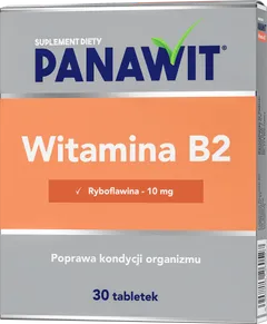 Panawit Witamina B2 tabl. - 30 tabl.