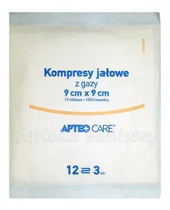 APTEO 05 Kompresy gaz. jał. 9x9cm 3szt.
