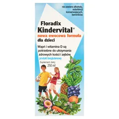 Floradix Kindervital Nowa owocowa formuła dla...