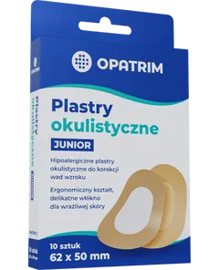 Plastry okulistyczne junior  62 x 50 mm - 10 szt.