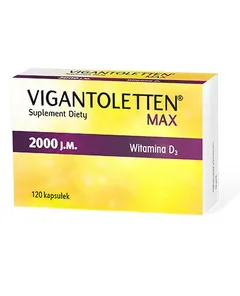 VIGANTOLETTEN MAX 2000 j.m. - 120 kaps.