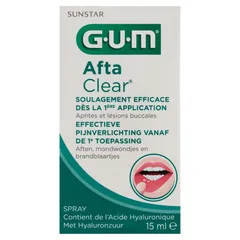 SUNSTAR GUM AFTA CLEAR Spray - 15 ml