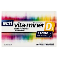 ACTI VITA - MINER D3 - 60 tabl.