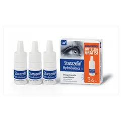 STARAZOLIN HYDROBALANCE krople nawilżające - 3 x 5...