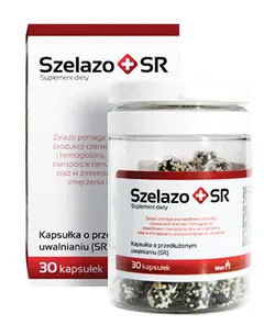 SZELAZO + SR - 30 kaps.