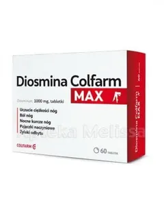 COLFARM Diosmina MAX 1000 mg - 60 tabl.