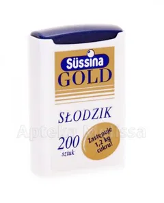 SUSSINA GOLD Słodzik z dozownikiem - 200 tabl.