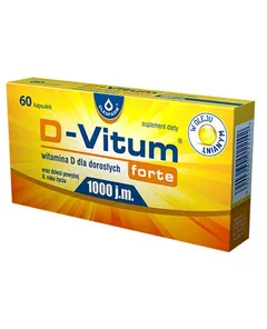 D-VITUM FORTE Witamina D dla dorosłych 1000 j.m. -...