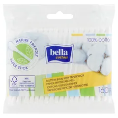 Patycz.hig. BELLA COTON w wor.foli. - - 160 szt.