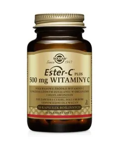 SOLGAR ESTER C PLUS 500 mg - 50 kaps.