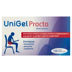 APOTEX UniGel Procto - 10 czopków doodbytniczych