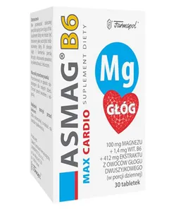 Farmapol Asmag B6 MAX CARDIO - 30 tabl.