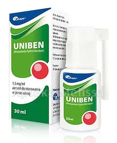UNIBEN Aerozol 1,5 mg/1 ml - 30 ml