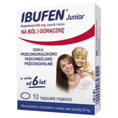 IBUFEN JUNIOR 200 mg - 10 kaps.
