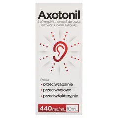 Axotonil aerozol do uszu, 10 ml