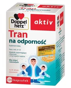 DOPPELHERZ AKTIV Tran na odporność - 120 kaps.