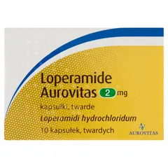 Loperamide Aurovitas 2 mg - 10 kaps.