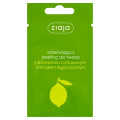 ZIAJA Orzeźwiający peeling do twarzy - 7 ml