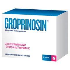 GROPRINOSIN 500 mg - 50 tabl.