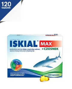 ISKIAL MAX + CZOSNEK - 120 kaps.